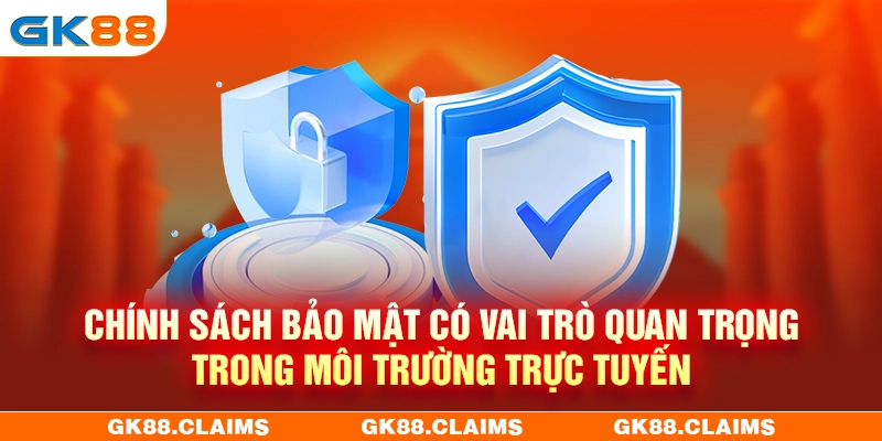 Vài trò chính sách bảo mật của GK88